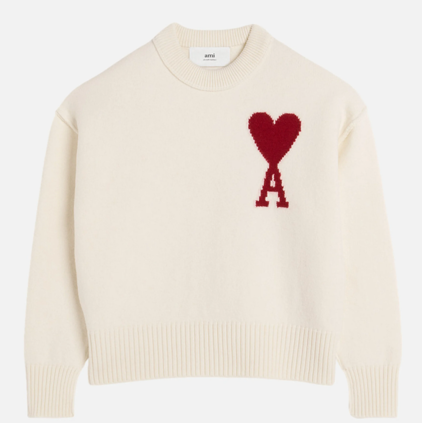 Pull Coeur Rouge Homme/Femme